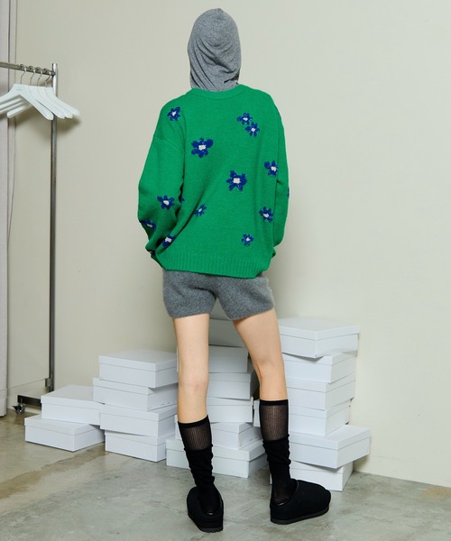 MAISON SPECIAL（メゾンスペシャル） ニット セーター Many Flower
