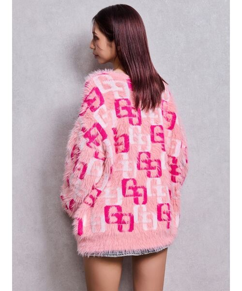 GYDA（ジェイダ） ニット セーター GG PATTERN MIXシャギーニット