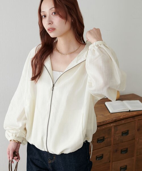 「DISCOAT」 ブルゾン MEDIUM ブラウン レディース_画像5