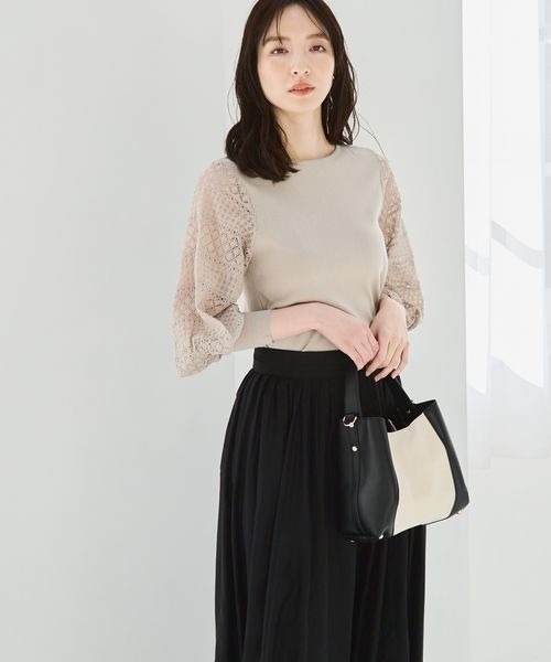 「Andemiu」 長袖ニット FREE ミント レディース_画像8