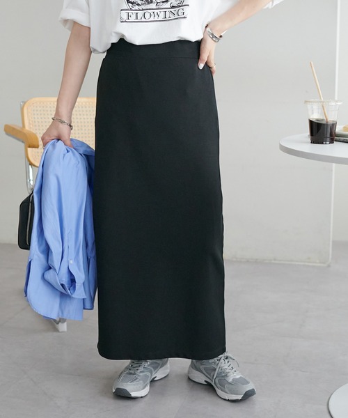 「DISCOAT」 タイトスカート MEDIUM ベージュ レディース_画像4