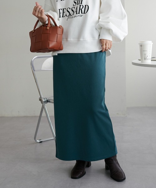 「DISCOAT」 タイトスカート MEDIUM ベージュ レディース_画像5