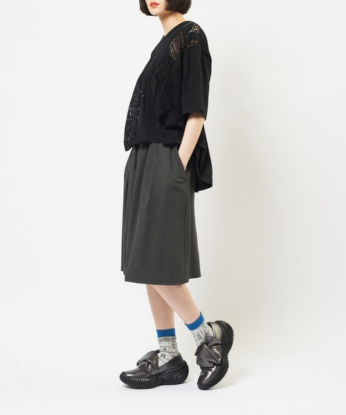 tシャツ サイドタックメッシュＴ レディース メンズの画像