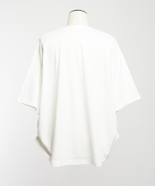 tシャツ サイドタックメッシュＴ レディース メンズの画像