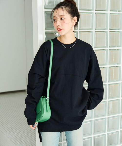 FREAK'S STORE（フリークスストア） 長袖カットソー フリ- ブラウン