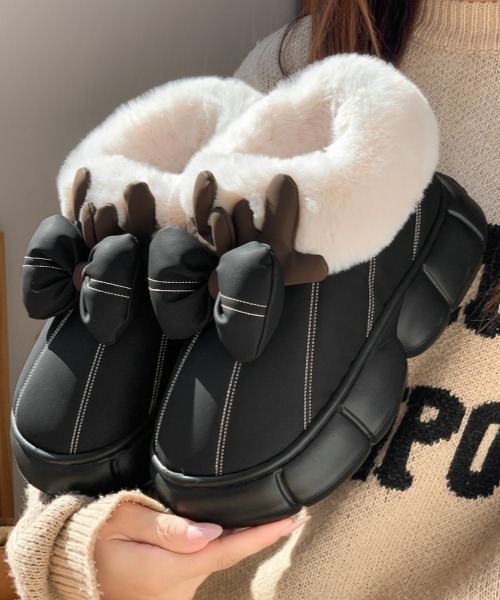 gossip!ロサンゼルス ブーツ Y2Kガーリー レトロ厚底もこもこ