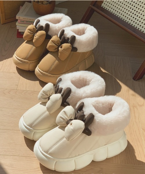 gossip!ロサンゼルス ブーツ Y2Kガーリー レトロ厚底もこもこ