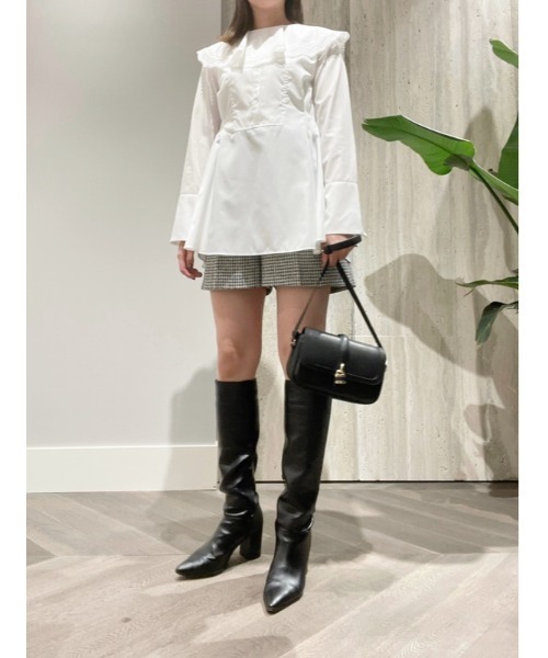 「CELFORD」 長袖シャツ 36 ブルー レディース_画像2