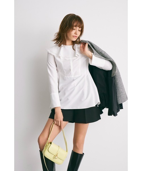 「CELFORD」 長袖シャツ 36 ブルー レディース_画像6