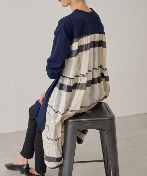 BEARDSLEY（ビアズリー） 長袖ワンピース FREE ベージュ レディース