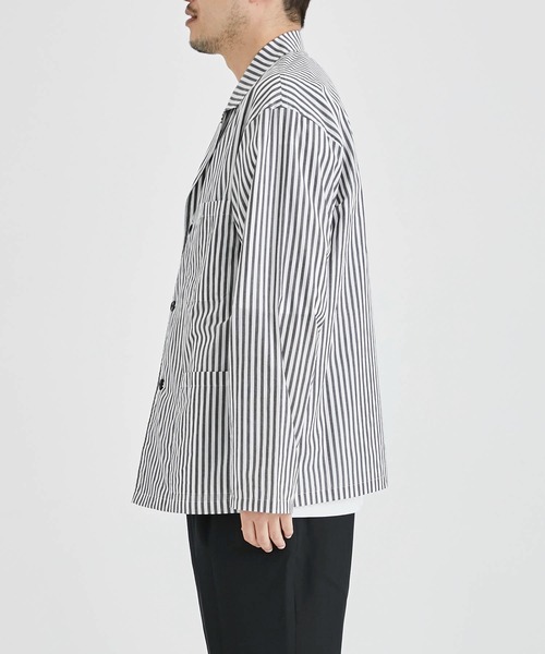 「markaware」 テーラードジャケット 1 ブラウン メンズ_画像8