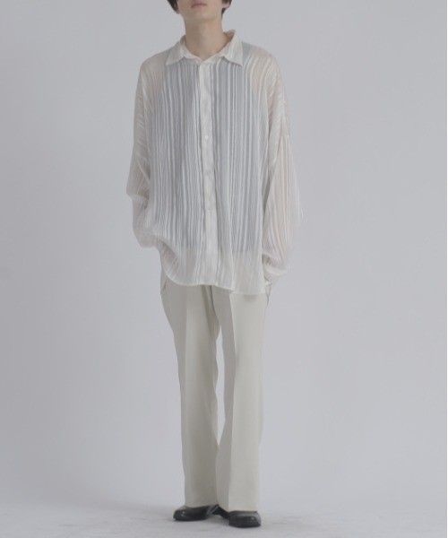 「REGIEVO」 長袖シャツ L ブラック メンズ_画像5