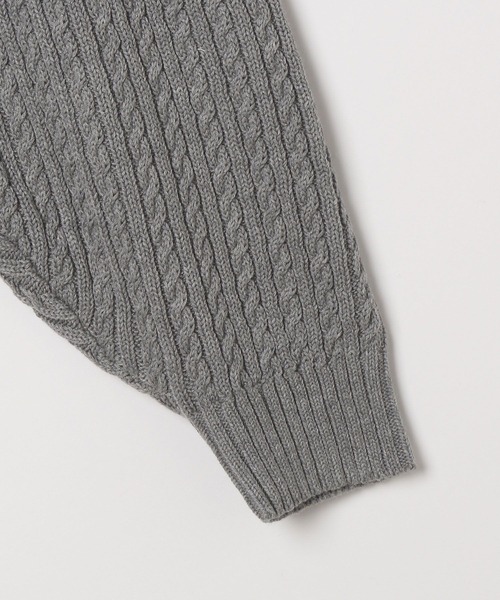 「Heather」 長袖ニット FREE グレー レディース_画像4