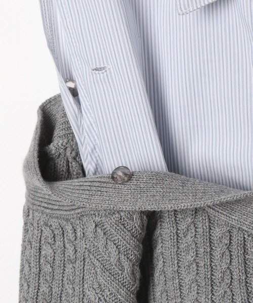 「Heather」 長袖ニット FREE グレー レディース_画像8