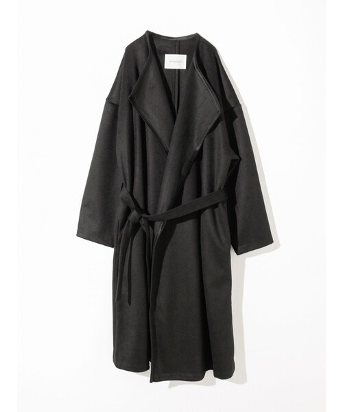 「MIDIUMISOLID」 コート 38 オフホワイト レディース_画像2