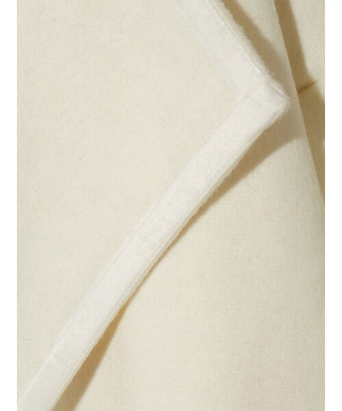 「MIDIUMISOLID」 コート 38 オフホワイト レディース_画像3