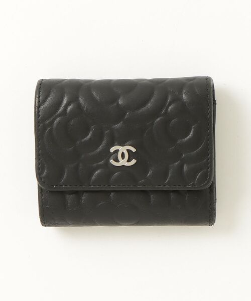 CHANEL（シャネル） カメリア 財布 - ブラック レディース : ZOZOTOWN