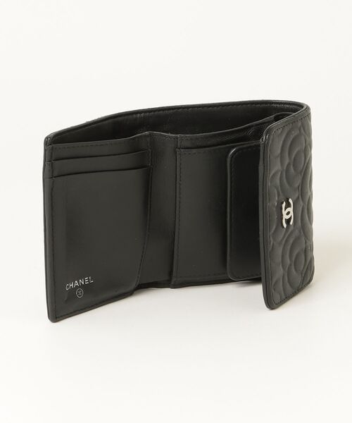 CHANEL（シャネル） カメリア 財布 - ブラック レディース : ZOZOTOWN