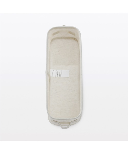 無印良品（MUJI） 収納 ポリエステル麻 ソフトボックス 浅型 ハーフ 約