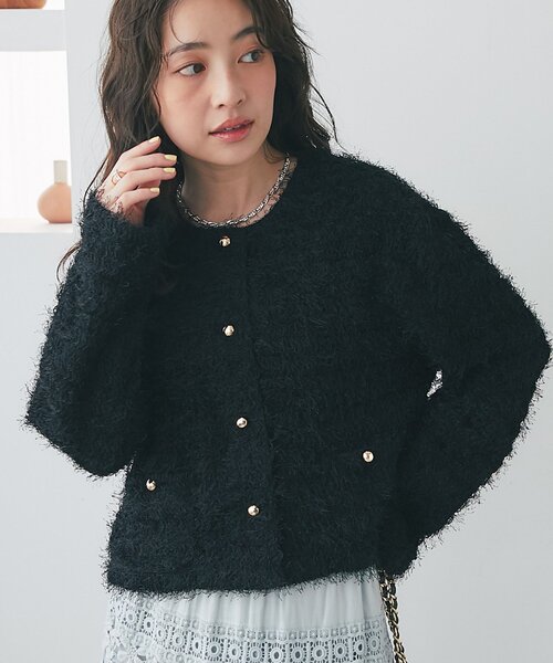La boutique Bonbon（ラブティックボンボン） ジャケット ノーカラー
