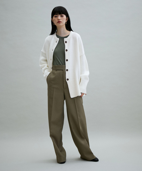 「ADAM ET ROPE'」 ニットカーディガン FREE ピンク系その他2 レディース_画像3