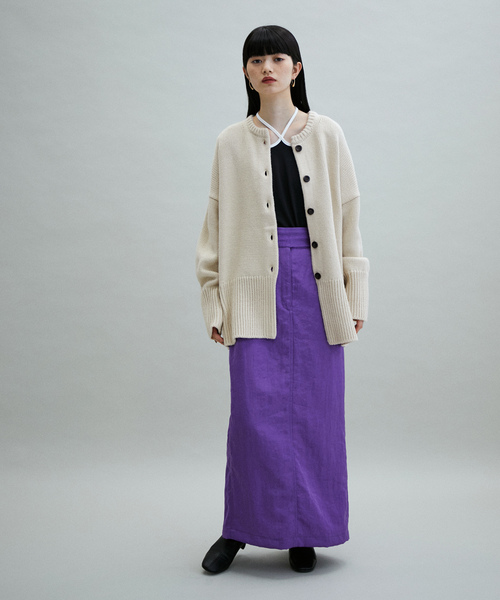 「ADAM ET ROPE'」 ニットカーディガン FREE ピンク系その他2 レディース_画像5