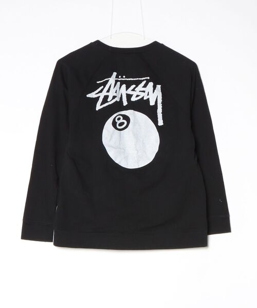 STUSSY（ステューシー） ワンポイント長袖カットソー X-SMALL ブラック