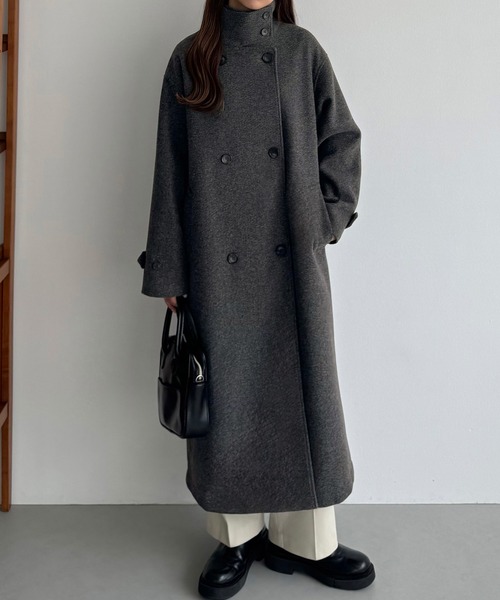 「callautia」 コート MEDIUM ブラウン系その他 レディース_画像2