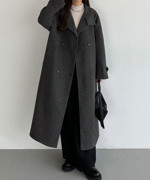 「callautia」 コート MEDIUM ブラウン系その他 レディース_画像7