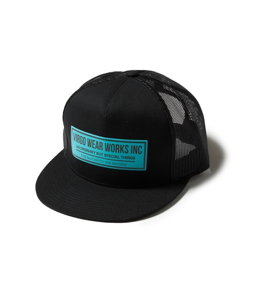 「VIRGOwearworks」 メッシュキャップ FREE ブラック×ピンク メンズ_画像2