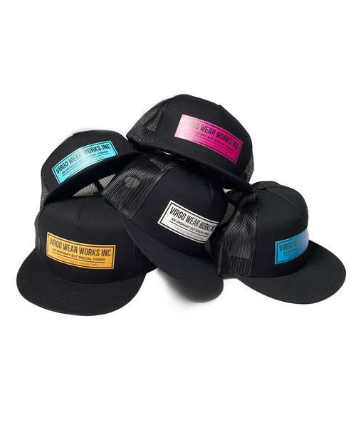 「VIRGOwearworks」 メッシュキャップ FREE ブラック×ピンク メンズ_画像7
