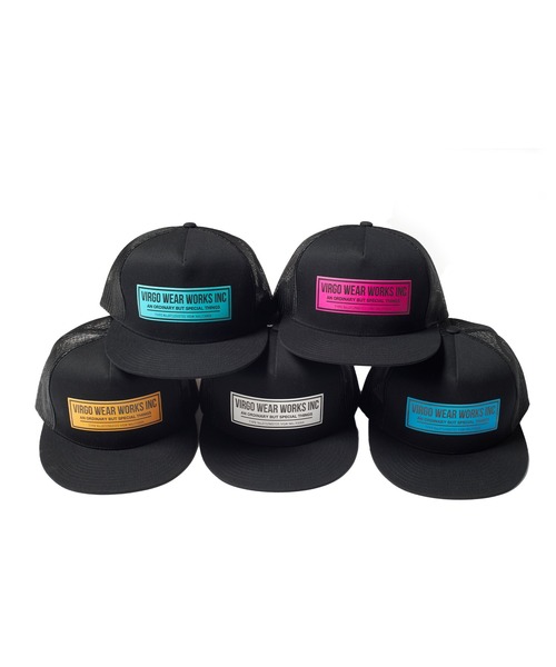 「VIRGOwearworks」 メッシュキャップ FREE ブラック×ピンク メンズ_画像8