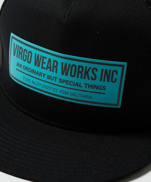 「VIRGOwearworks」 メッシュキャップ FREE ブラック×ピンク メンズ_画像9