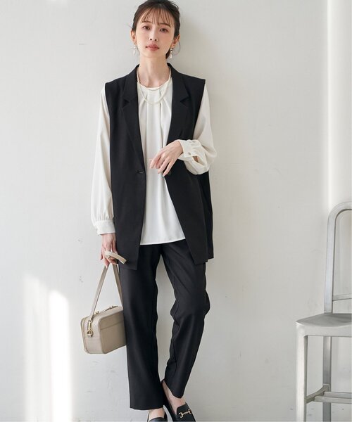 ikka（イッカ） セットアップ 「フォーマル対応」ジレセットアップ3点