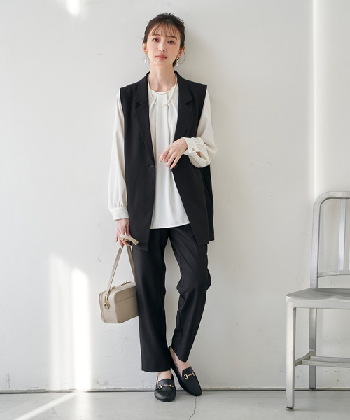 ikka（イッカ） セットアップ 「フォーマル対応」ジレセットアップ3点