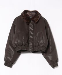 EMODA（エモダ） ブルゾン アウター FAKE LEATHER BZ レディース 