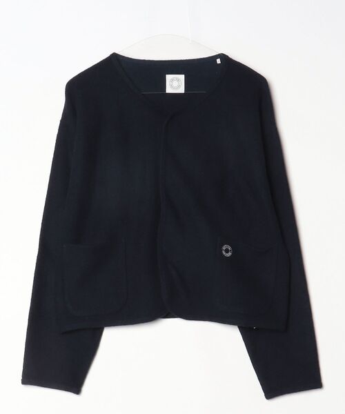 ORCIVAL（オーシバル） ノーカラージャケット 1 ネイビー レディース