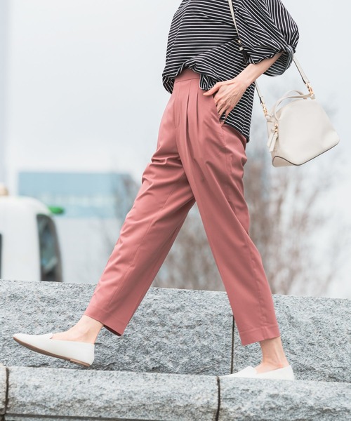 「GLOBAL WORK」 イージーパンツ X-LARGE ピンク レディース_画像3