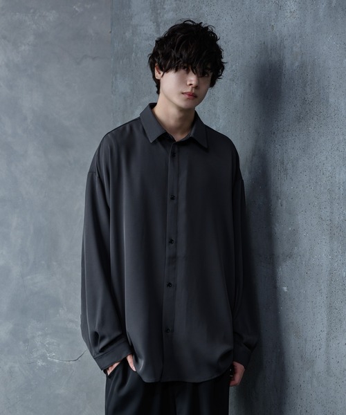 「KUUUPY」 長袖シャツ LARGE ライトグリーン メンズ_画像3