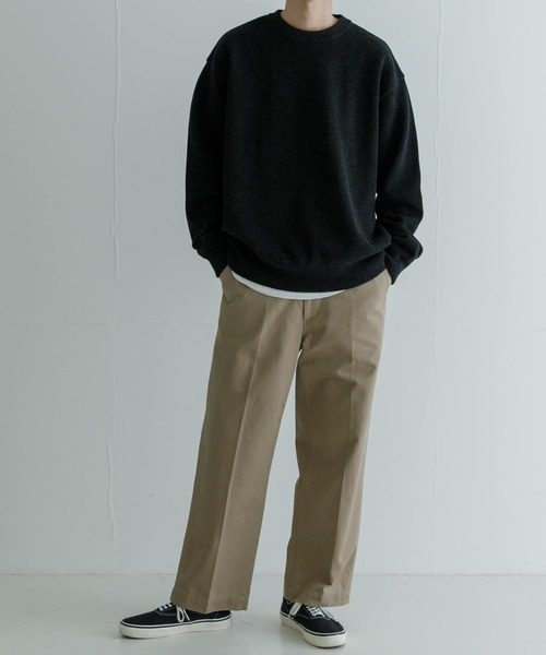 「crepuscule」 長袖ニット 3 ブラック メンズ_画像5