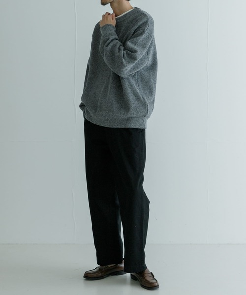 「crepuscule」 長袖ニット 3 ブラック メンズ_画像9