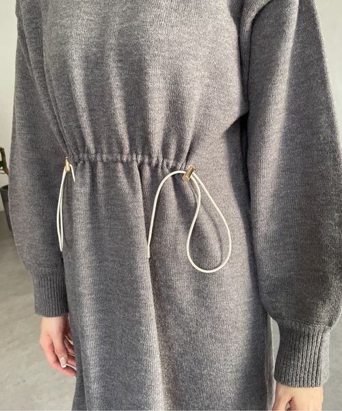 「Thevon」 長袖ワンピース FREE ブラック レディース_画像2