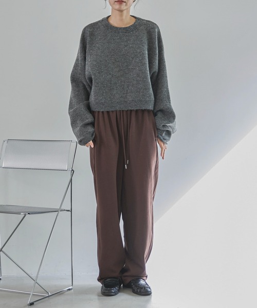 「feepur」 長袖ニット MEDIUM ブラウン レディース_画像2