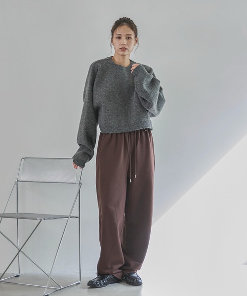 「feepur」 長袖ニット MEDIUM ブラウン レディース_画像4