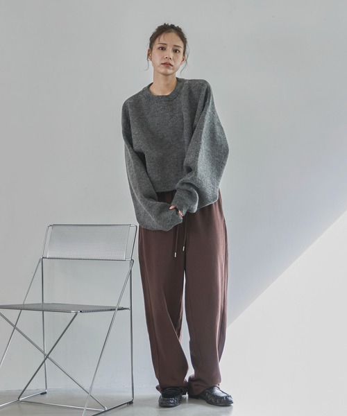 「feepur」 長袖ニット MEDIUM ブラウン レディース_画像5