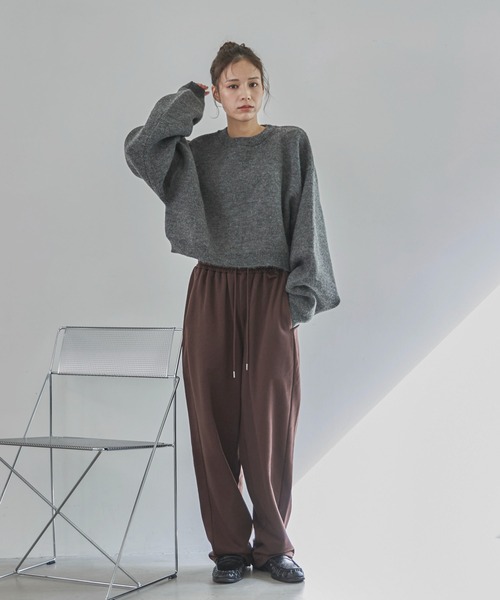 「feepur」 長袖ニット MEDIUM ブラウン レディース_画像6