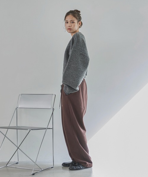 「feepur」 長袖ニット MEDIUM ブラウン レディース_画像7