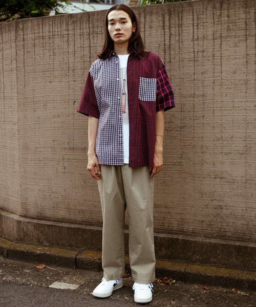 「Johnbull」 半袖シャツ LARGE ベージュ メンズ_画像6
