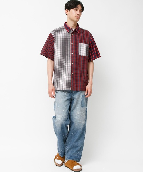 「Johnbull」 半袖シャツ LARGE ベージュ メンズ_画像10
