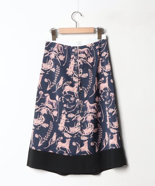 「AKIRANAKA」 スカート 36 ネイビー レディース_画像2